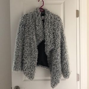 Faux fur coat